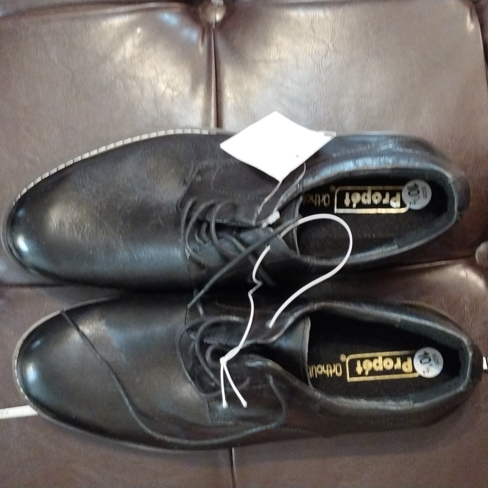 NWOT Propet Ortholite Black Men's Dress Shoes